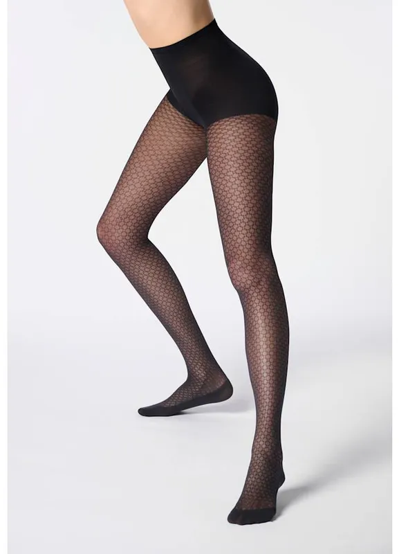 Oroblu Eco sneakers pattern tights Sort