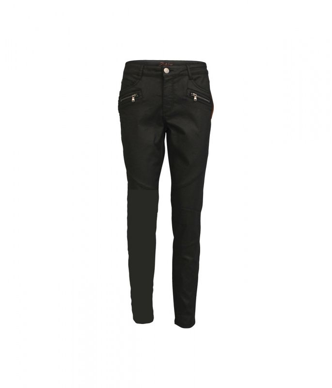 Dian Coated Bukse Sort