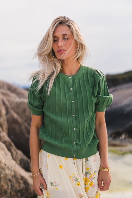 Guru 2/4 Cardigan English Ivy