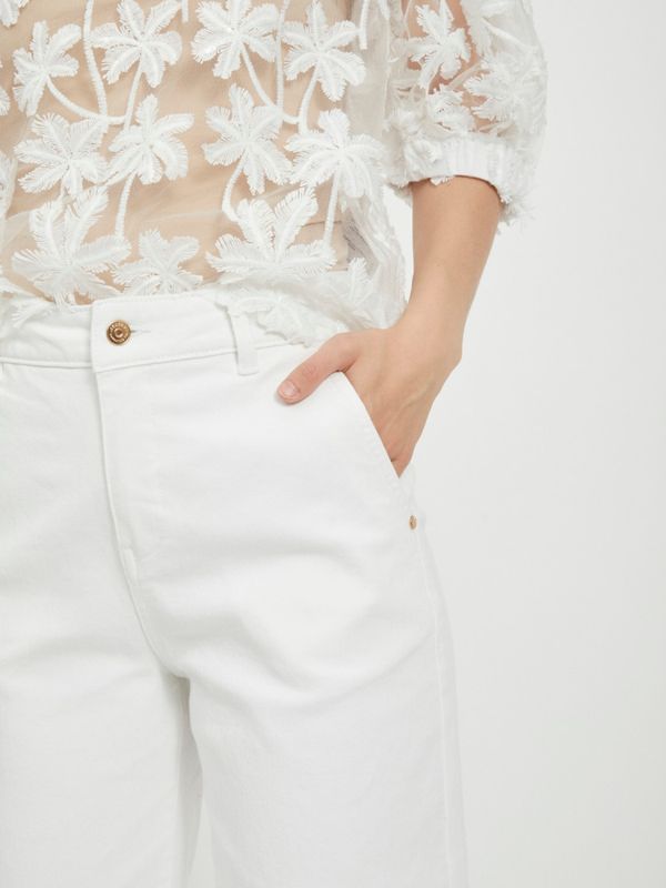 Marina MW Twill Jeans Hvit