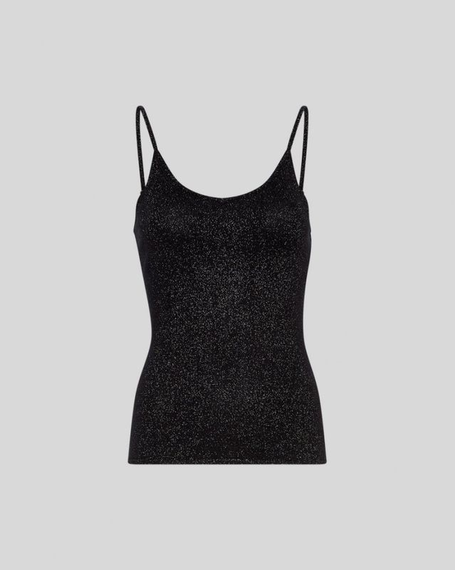 MSCHEurasia Strap Top Sort/sølv