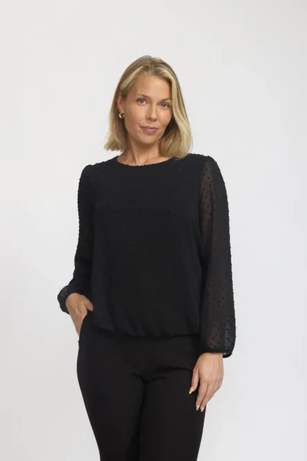 Hovedbilde Tidem Bluse Sort