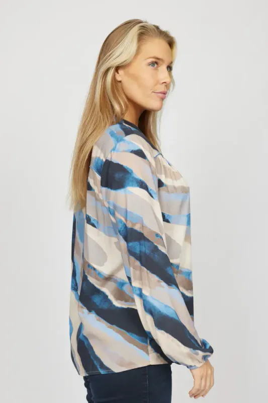 Birke Bluse Blue Fade