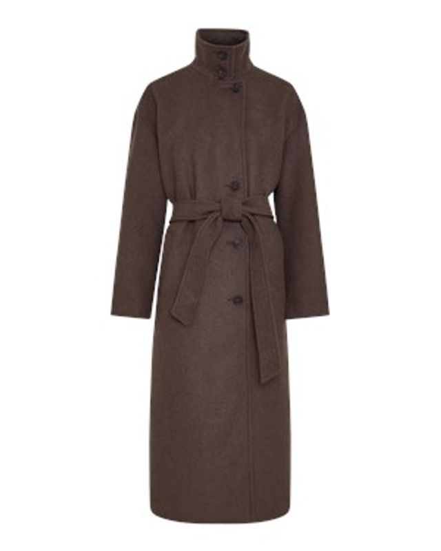 Keola secilia Wool Coat Hot Fudge