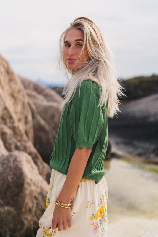 Guru 2/4 Cardigan English Ivy