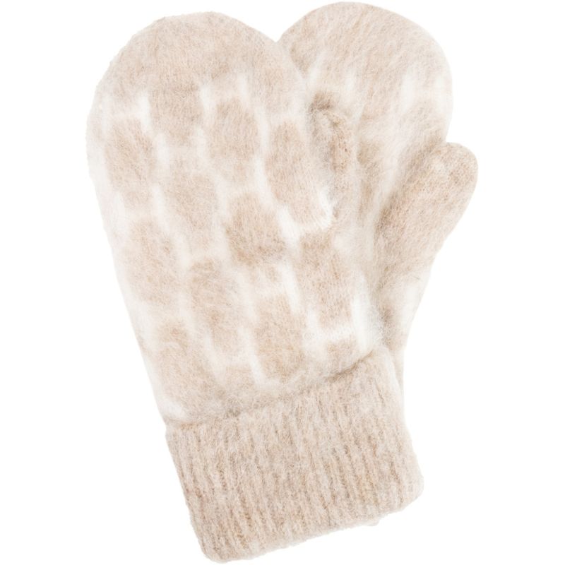 Gera Mittens Light Brown Melange