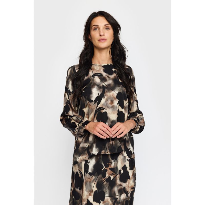 Susine Bluse Sort