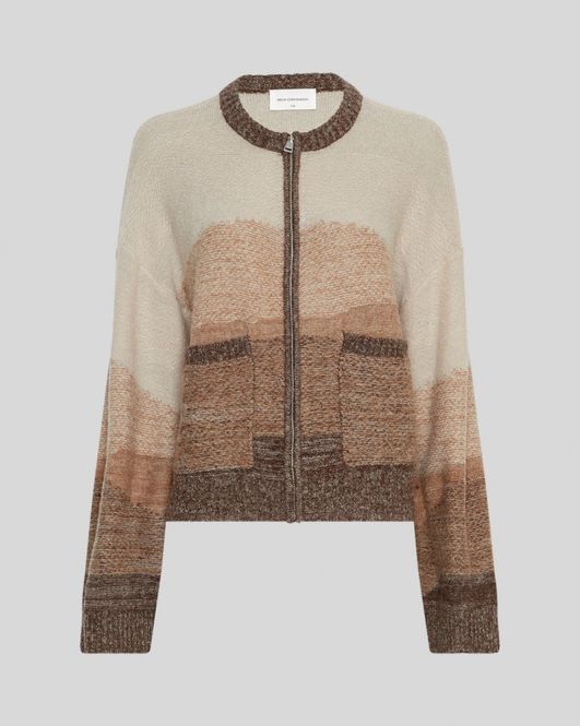 Hovedbilde MSCHSasha Zip Cardigan OAT/TOASTED COC