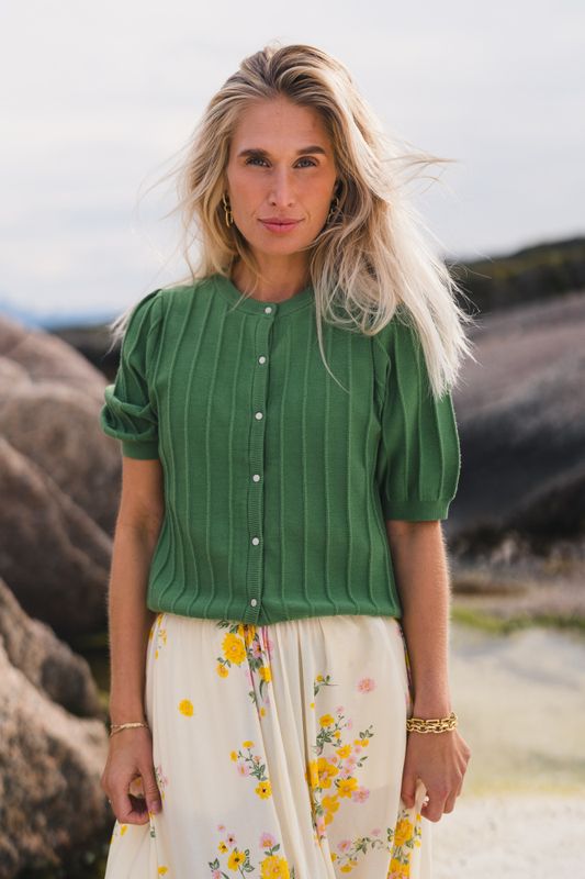 Guru 2/4 Cardigan English Ivy
