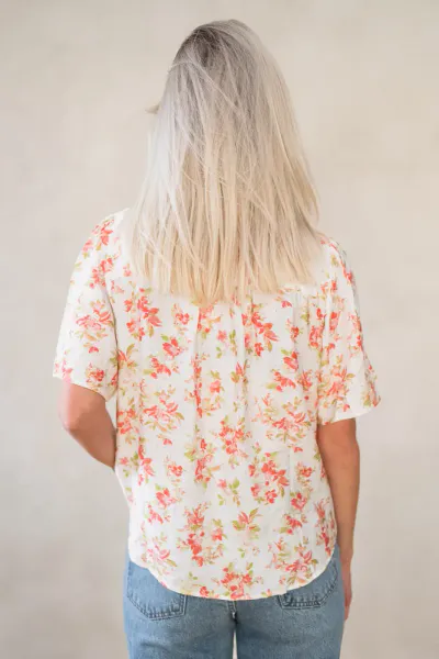 Astrid 2/4 Shirt Cry Rose Flower
