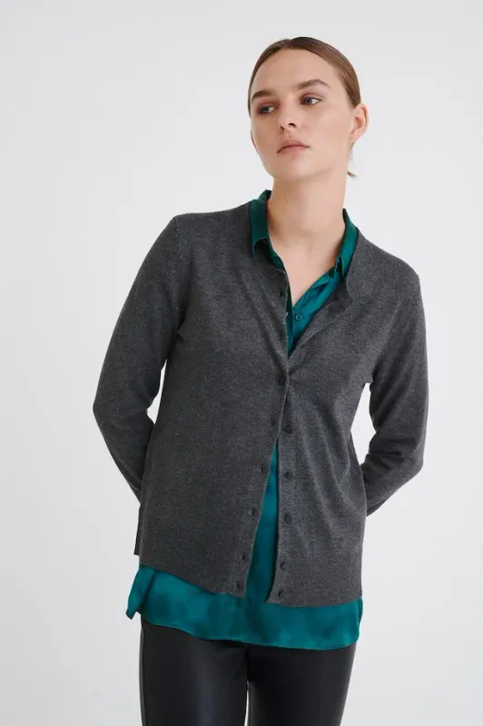 Rita Cardigan Grå