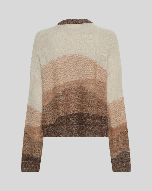 MSCHSasha Zip Cardigan OAT/TOASTED COC