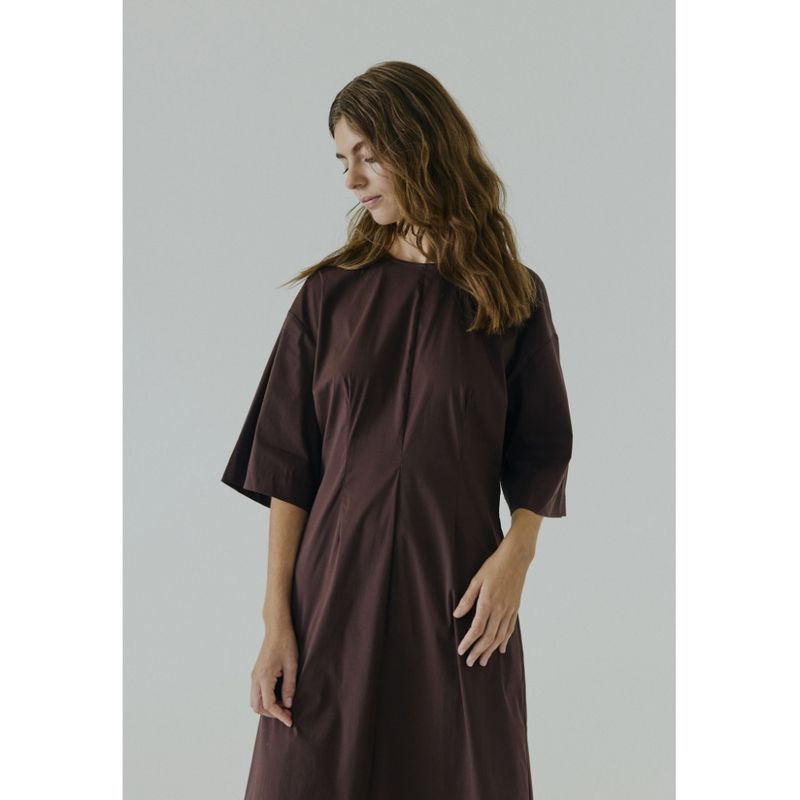  Otilia maxi kjole Dark Brown