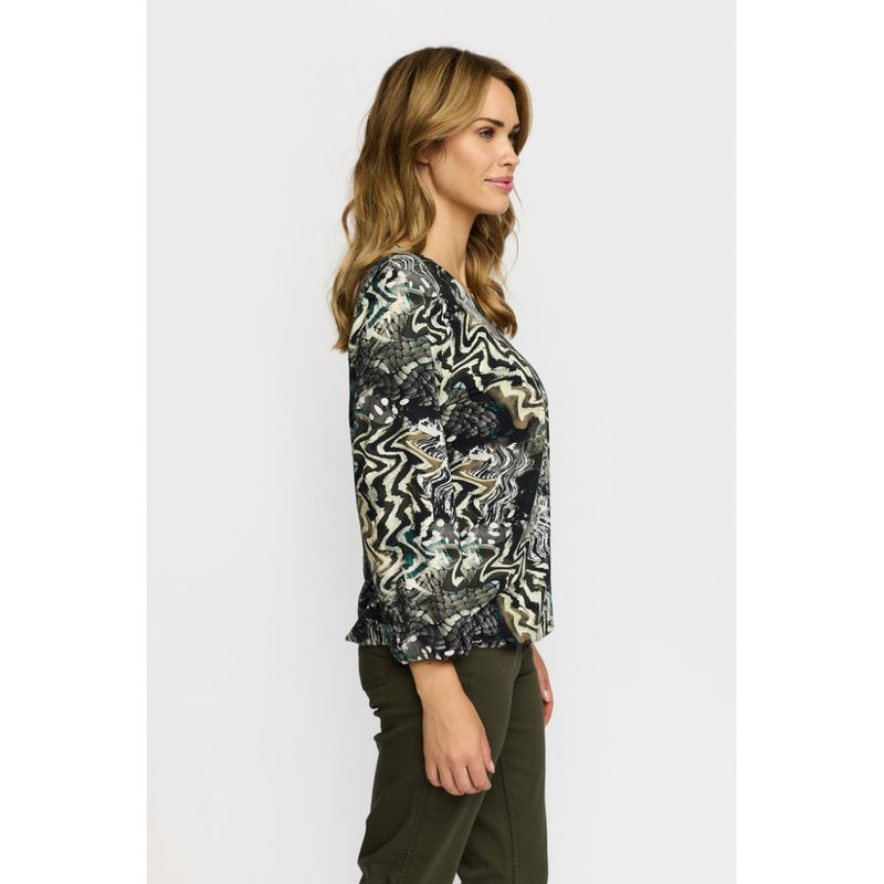 Tandy Bluse Grey