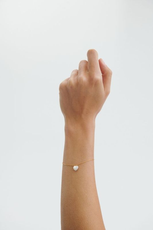 Ocean Heart Bracelet- Gull