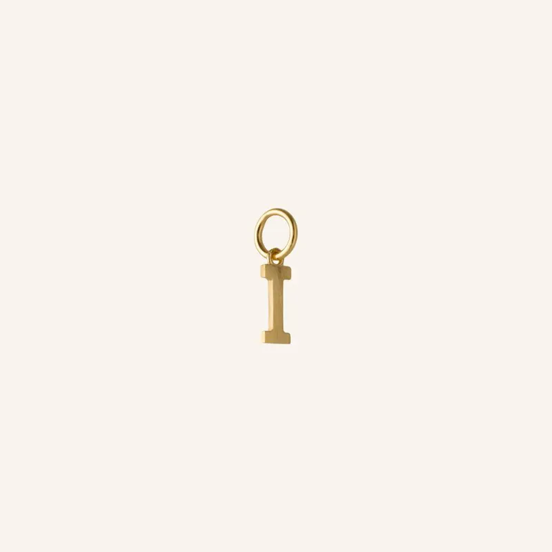 Love Letter Pendant- Gull Bokstaver