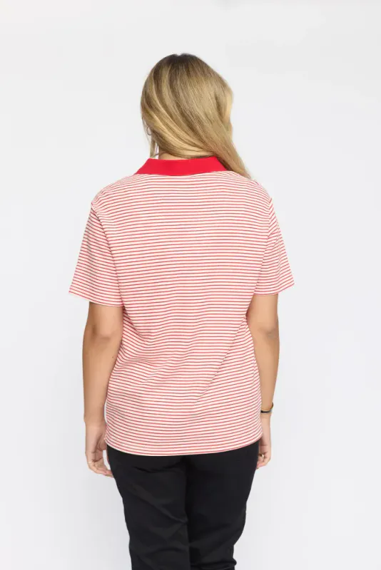 Caro Polo Rød Stripet