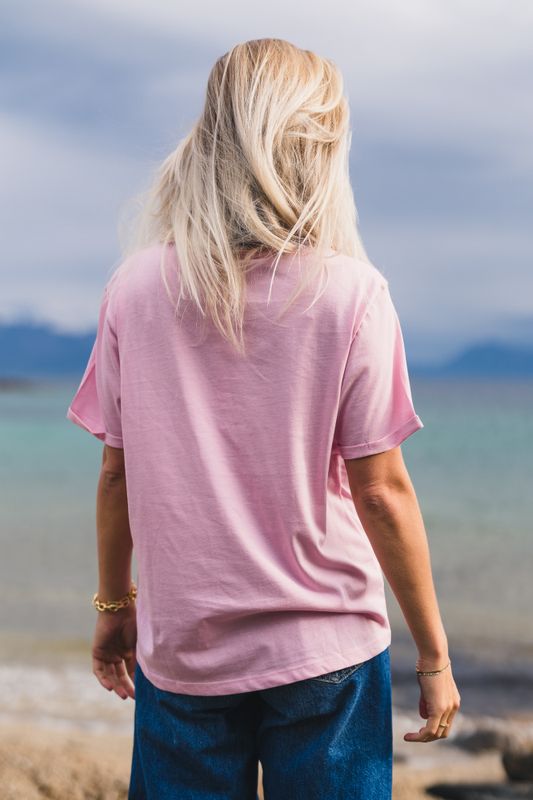 Linn Logo Tee S Lilac/Fairy T